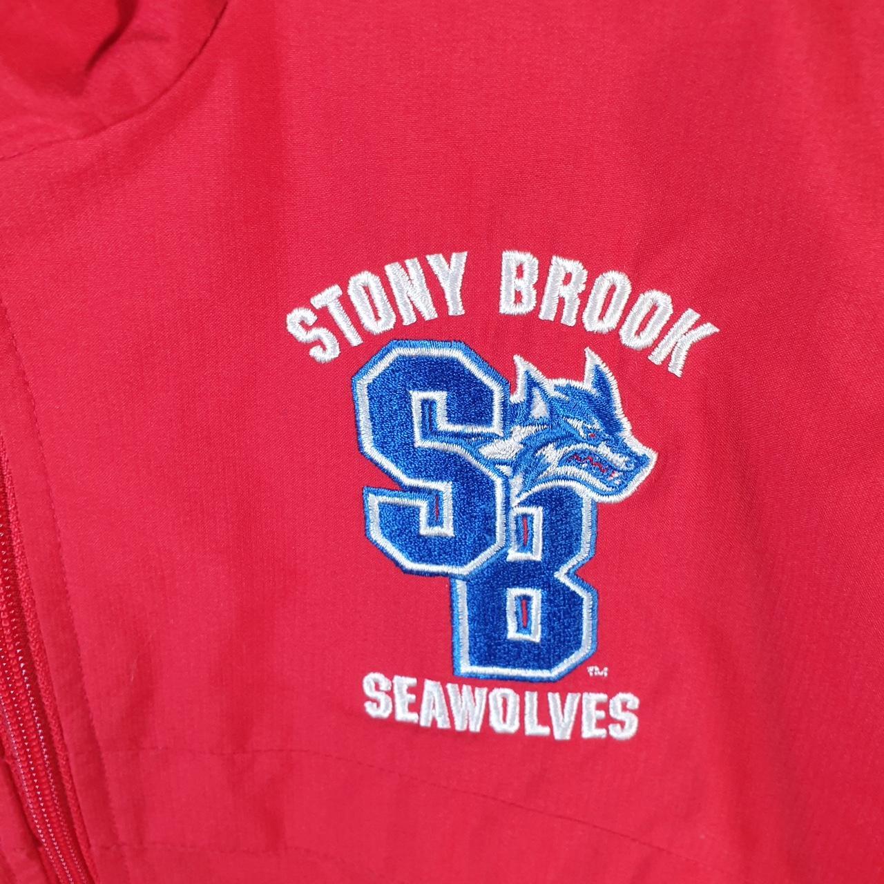 Vintage Nike Team Windbreaker Track Jacket Mens Small Red USA Swoosh Full Zip