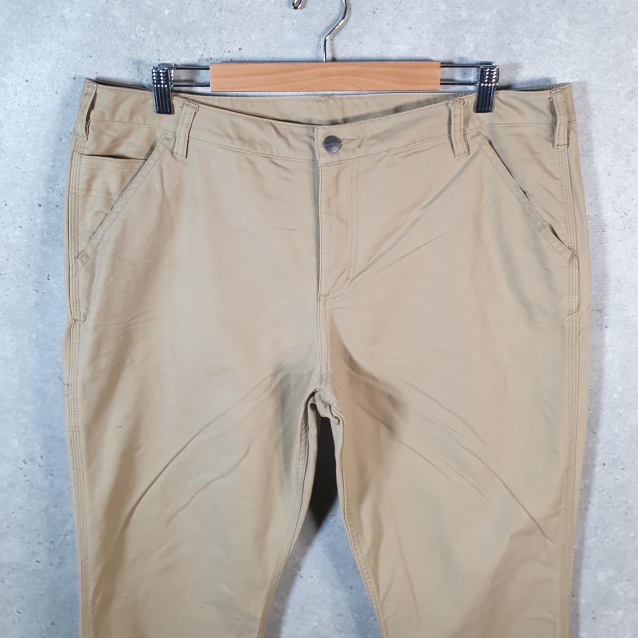Vintage Carhartt Carpenter Trousers Womens W38 L32 Brown Original Fit Workwear