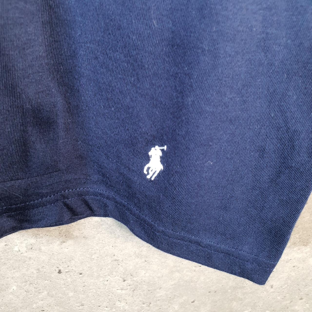 Vintage Ralph Lauren Polo Sport T Shirt Men’s Medium Blue Classic Fit Embroidered Pony C8665