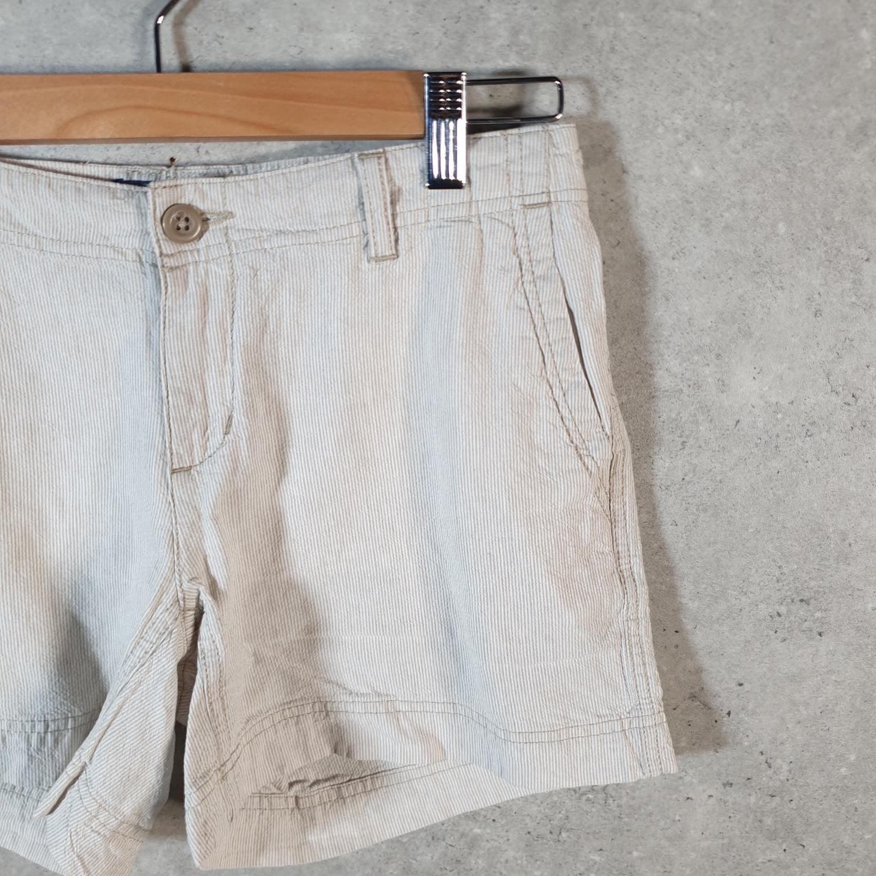 Vintage The North Face TNF Shorts Jorts Chino Cargo Womens UK10 Brown Baggy Cotton