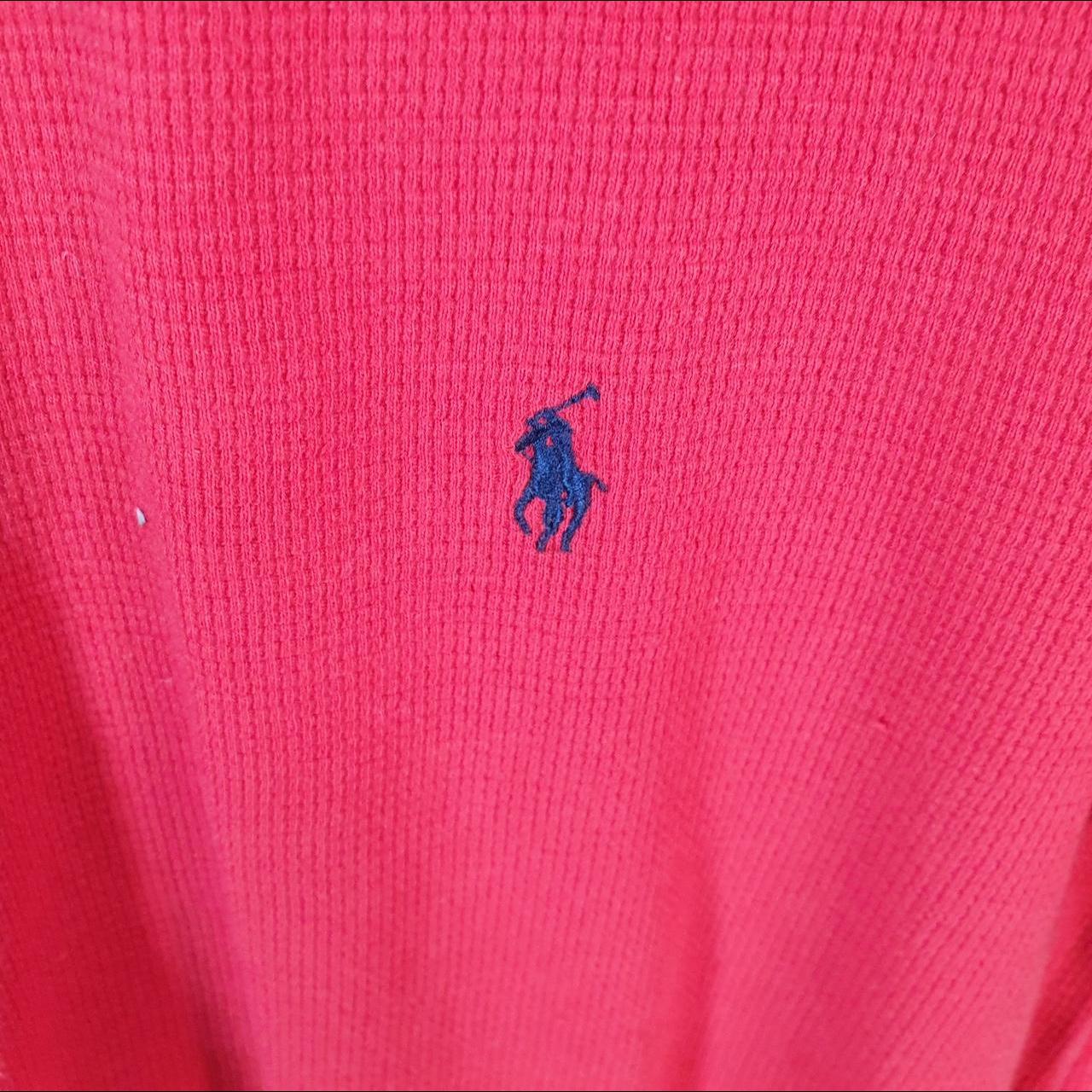 Vintage Ralph Lauren Polo T Shirt Men’s Large Red Embroidered Classic Fit Pony C9147