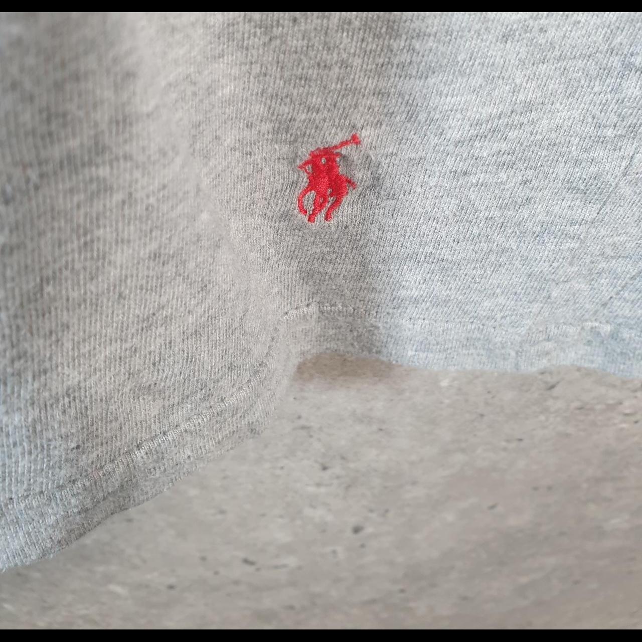 Vintage Ralph Lauren Polo T Shirt Men’s Large Grey Embroidered Classic Fit Pony C9036