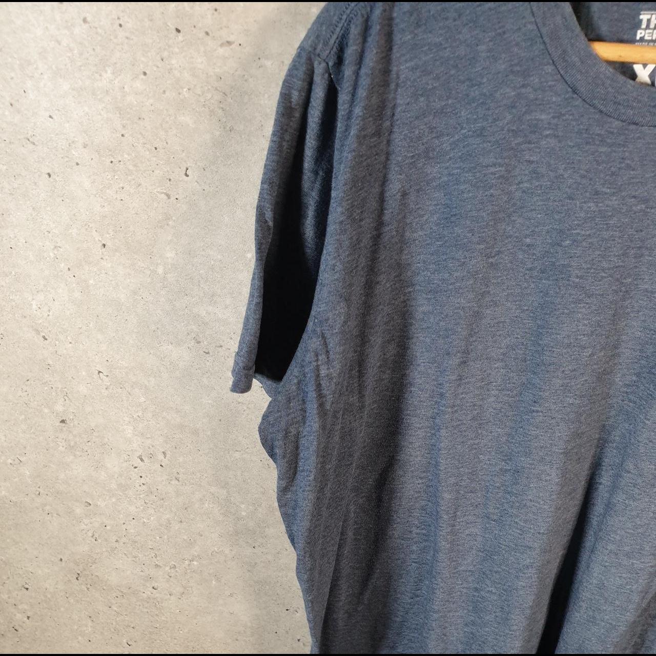 Vintage Adidas Go To Performance T Shirt Men’s XL Grey Three Stripes Logo Athletic