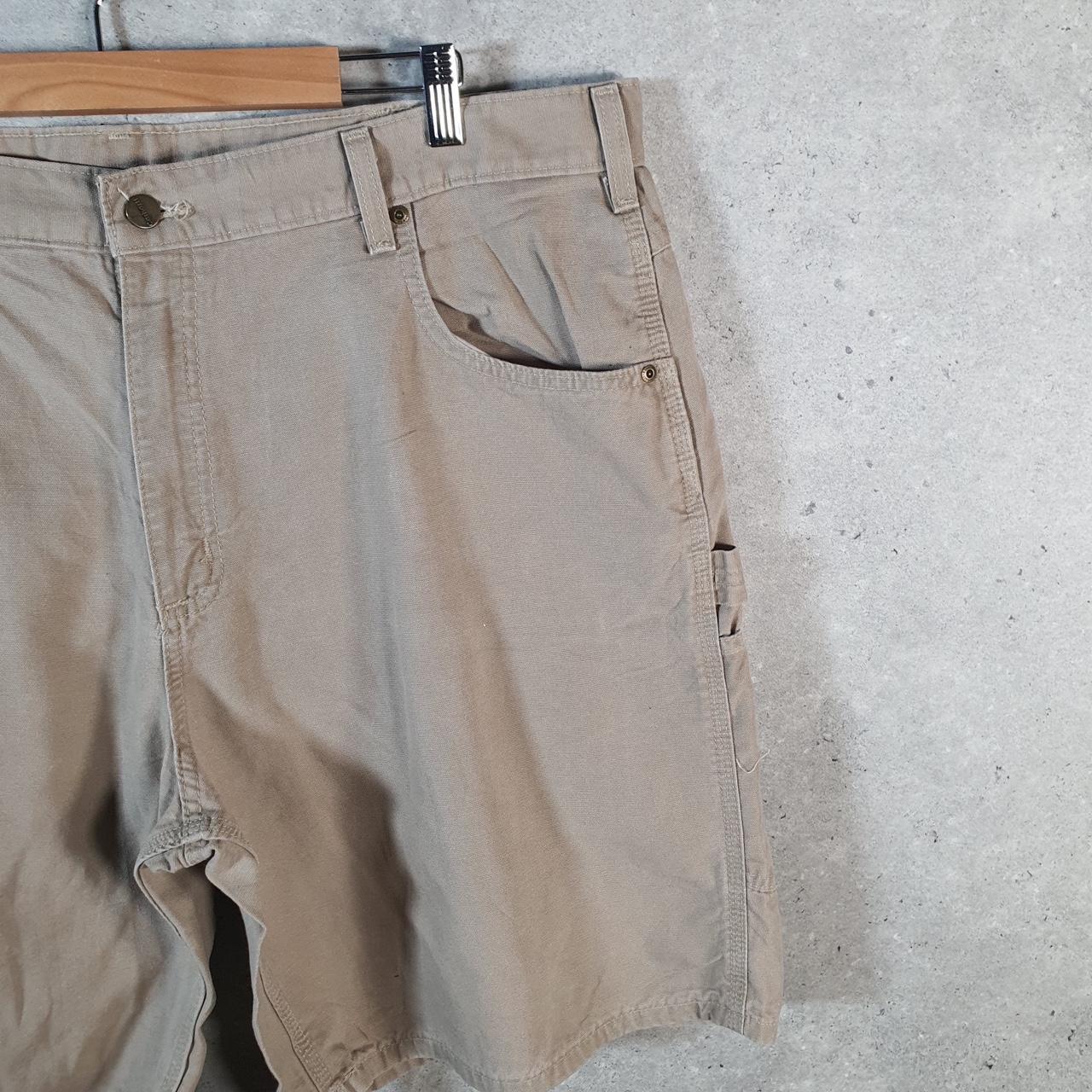 Vintage Carhartt Baggy Carpenter Shorts Jorts Cargo Men’s W42 Brown Relaxed Fit Workwear A4698