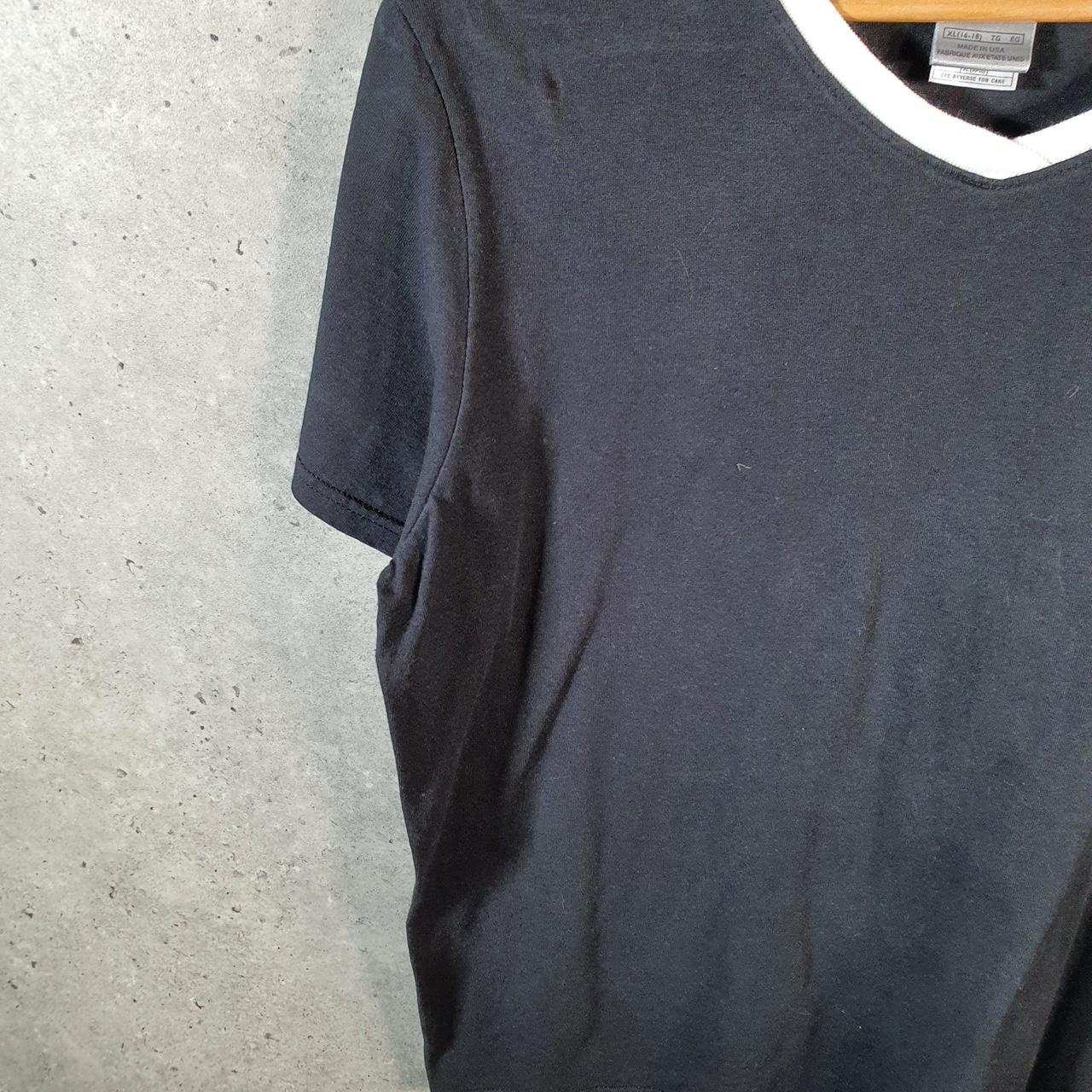 Vintage Nike 90s USA T Shirt Men’s XL Black Embroidered Single Swoosh Logo Athletic Big Fish Vintage