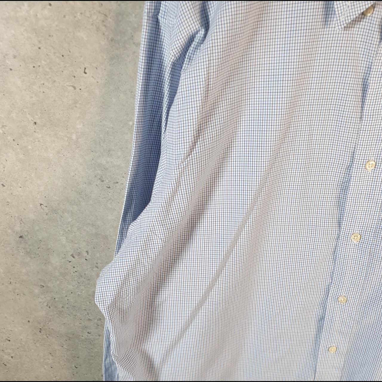Vintage Ralph Lauren Button Down Shirt Men’s XL Blue Checkered Classic Fit Cotton Pony