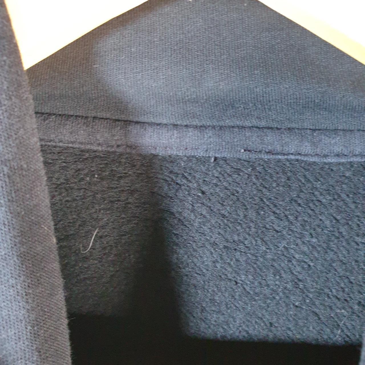 Vintage Nike Club Hoodie Womens Medium Black Centre Swoosh Y2K Pullover Logo