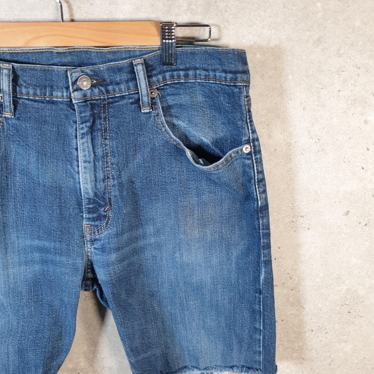 Vintage Levi’s 559 Baggy Shorts Jorts Cargo Mens W36 Blue Relaxed Denim