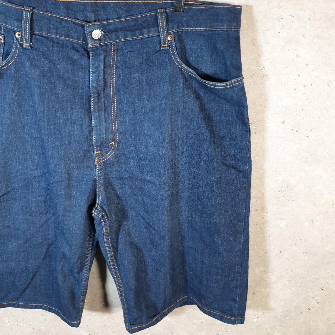 Vintage Levi’s 569 Baggy Shorts Jorts Cargo Men’s W40 Blue Relaxed Denim