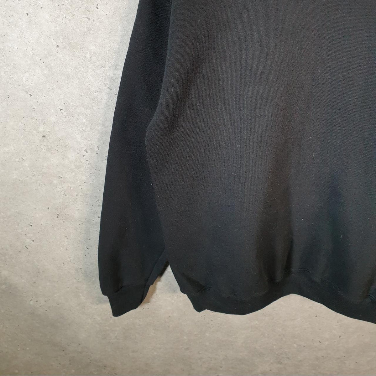 Vintage Lee Heavyweight Sweatshirt Men’s L Black USA Sturdy Sweats Blank Baggy