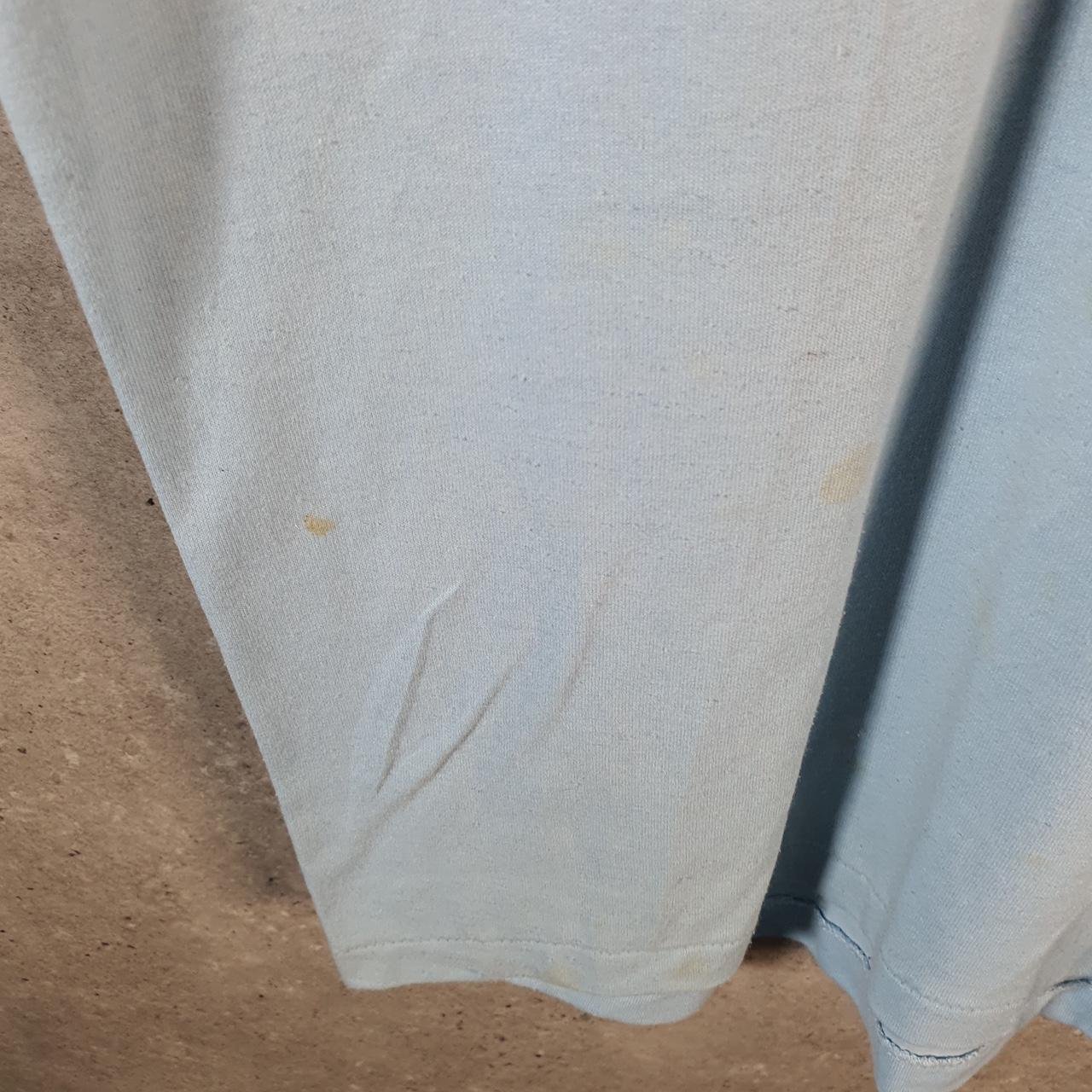 Vintage Hanes Flower Plants Graphic 90s USA Single Stitch T Shirt Men’s Large Blue