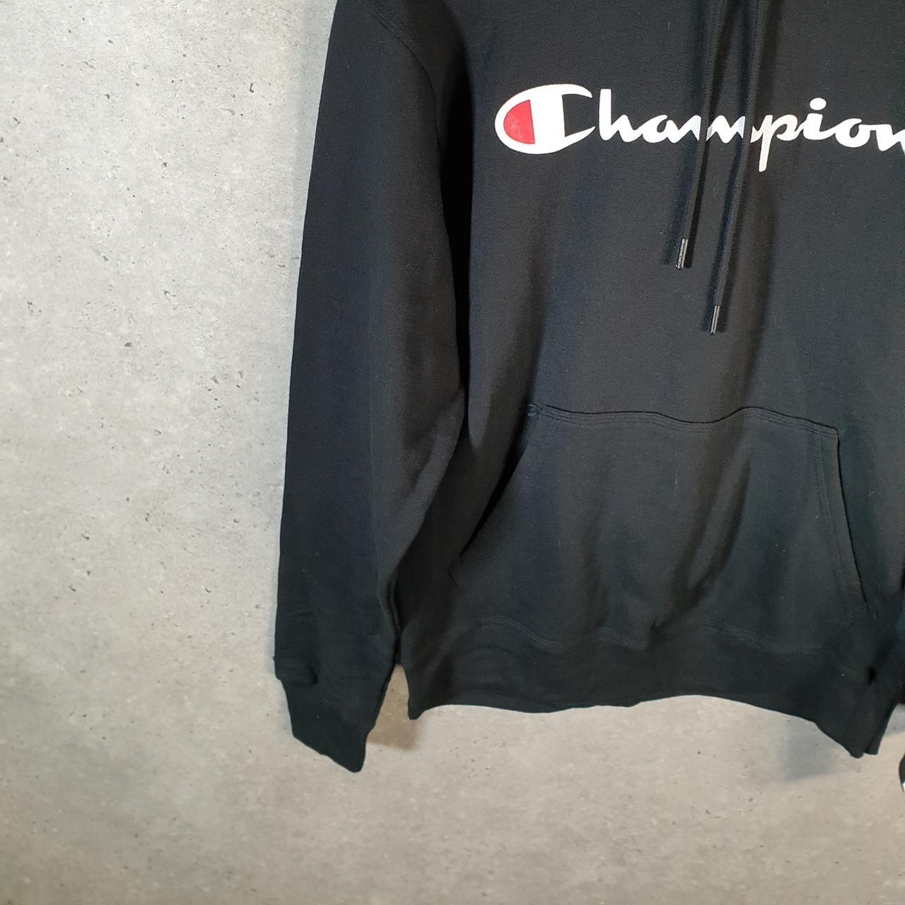Vintage Champion Hoodie Men’s Small Black Brand New Pullover