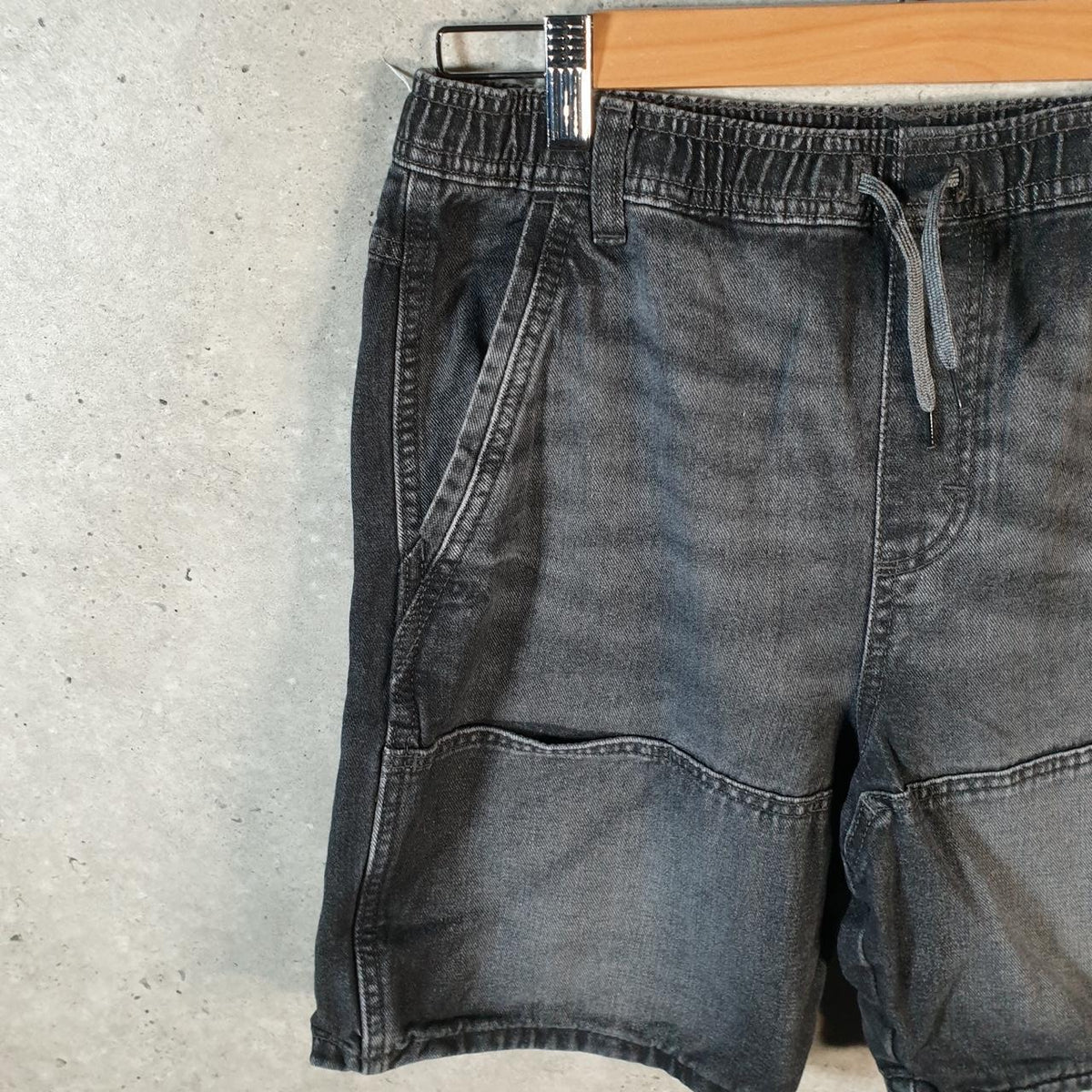 Vintage Wrangler Shorts Jorts Cargo Womens 2XL Grey Relaxed Denim