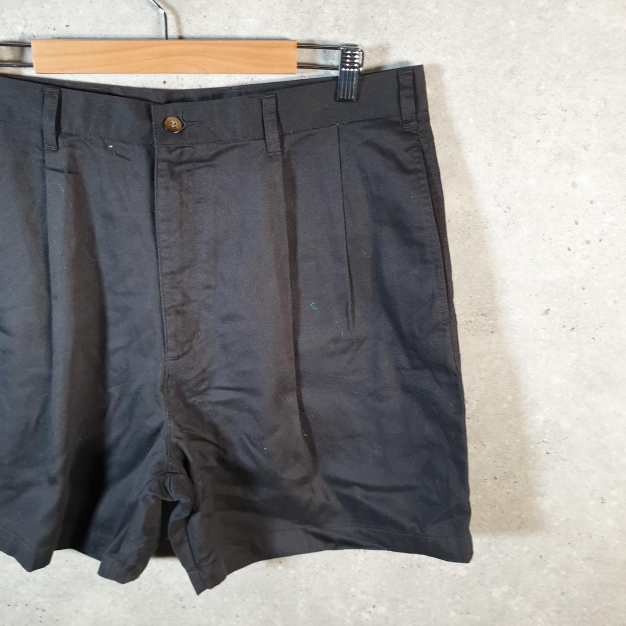 Vintage Dockers Chino Shorts Jorts Cargo Men’s W38 Black Baggy Cotton