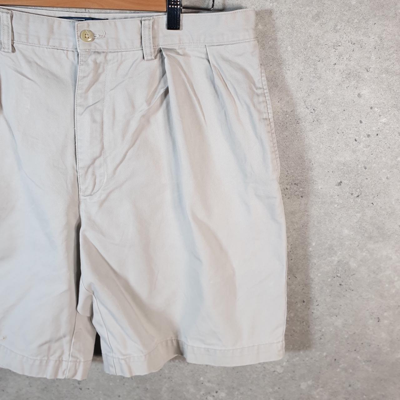 Vintage Ralph Lauren Polo Shorts Jorts Chino Cargo Men’s W36 Beige Baggy Cotton