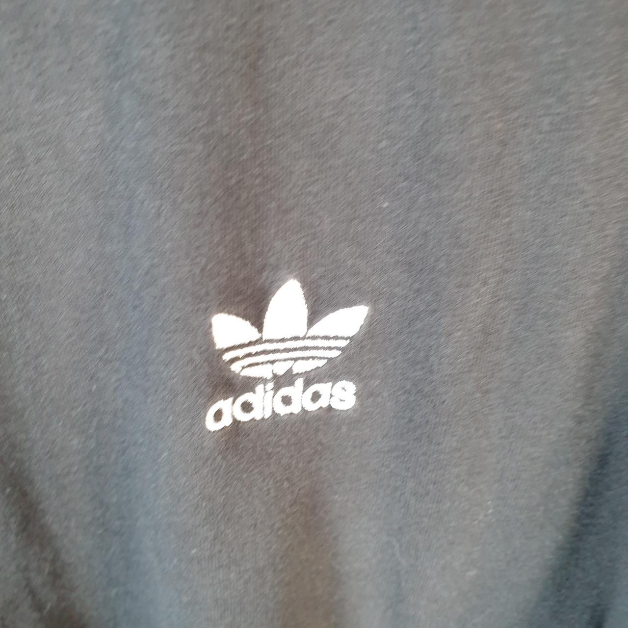 Vintage Adidas Spellout Trefoil Retro T Shirt Mens Large Black Logo Athletic