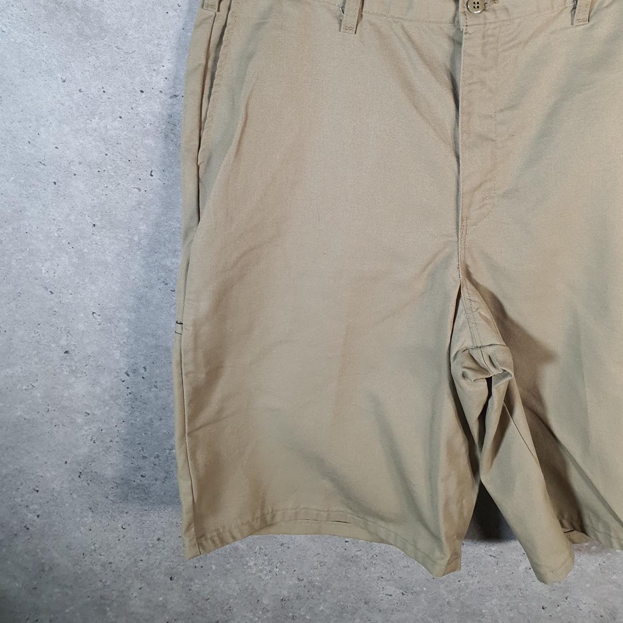 Vintage Dickies Baggy Chino Shorts Jorts Cargo Mens W38 Brown Relaxed Fit