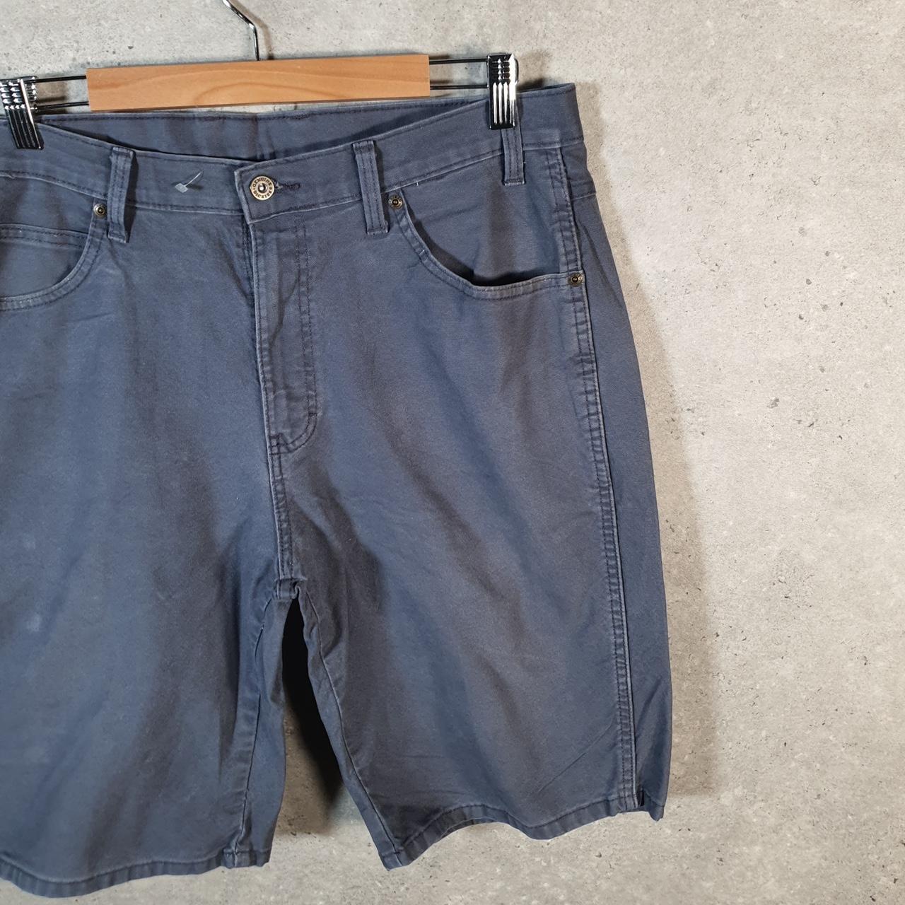 Vintage Dickies Baggy Chino Shorts Jorts Cargo Mens W36 Blue Relaxed Fit