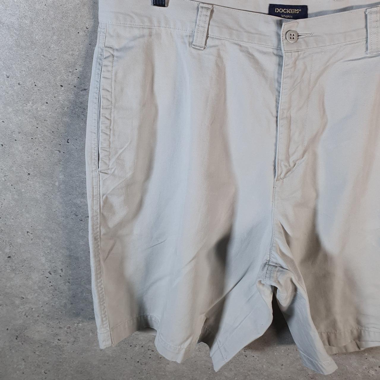 Vintage Dockers Chino Shorts Jorts Cargo Men’s W38 Brown Baggy Cotton