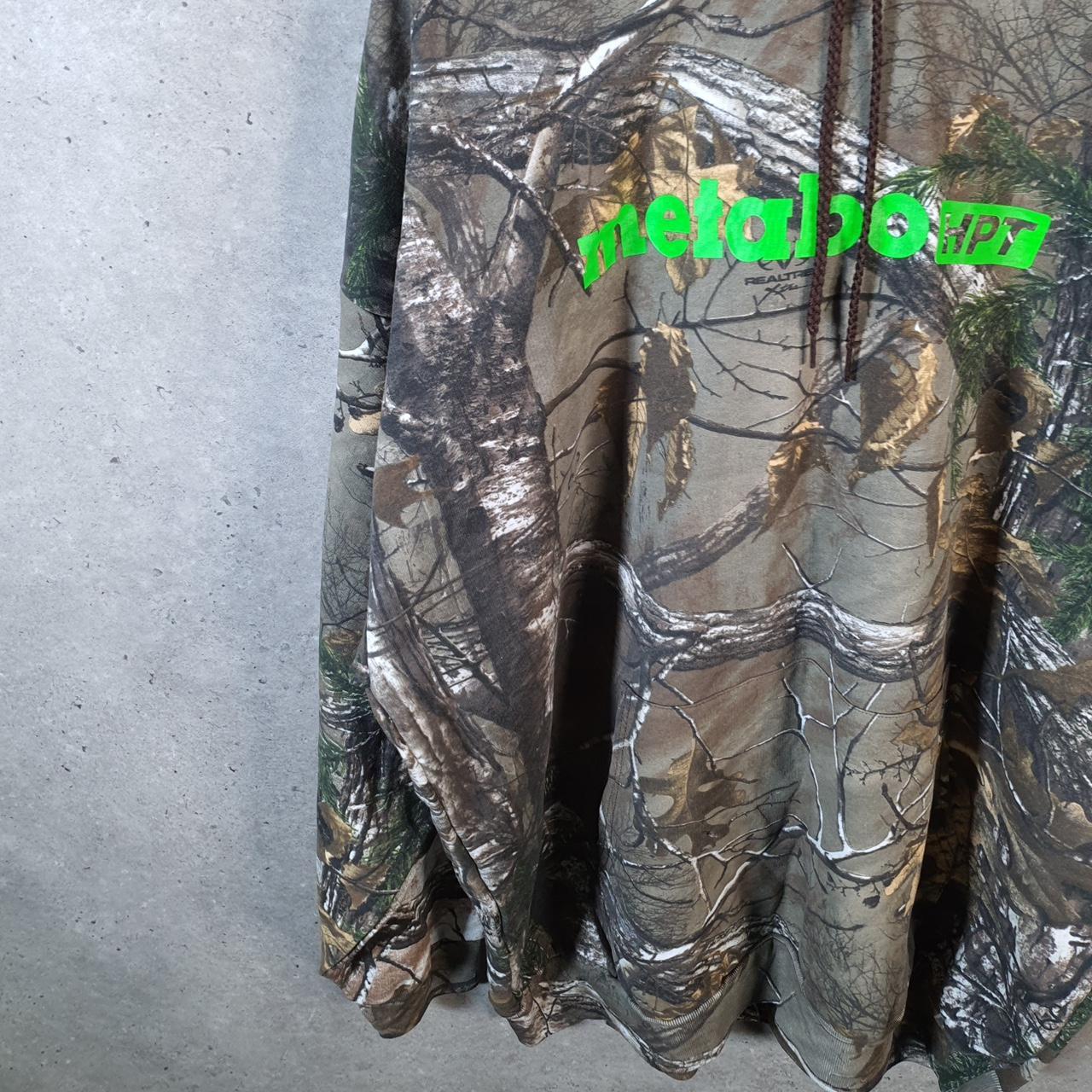 Vintage Russell Outdoors RealTree Camouflage Hoodie Men’s 3XL Brown Huntings