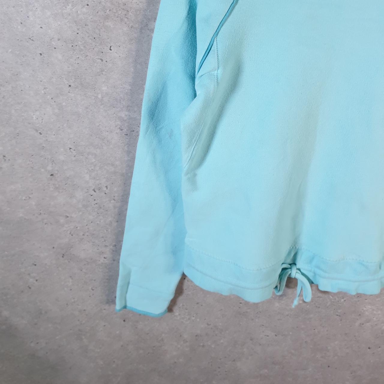 Vintage Nike 90s Embroidered Sweatshirt Womens Large Blue Swoosh Y2K Pullover