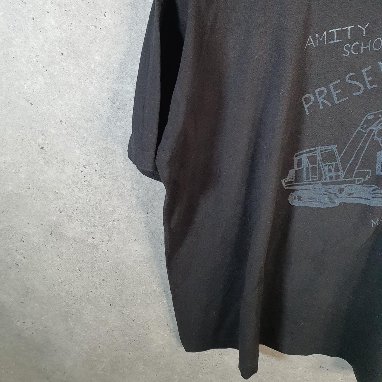 Vintage Fruit Of The Loom Construction Digger 90s USA Single Stitch T Shirt Men’s XL Black