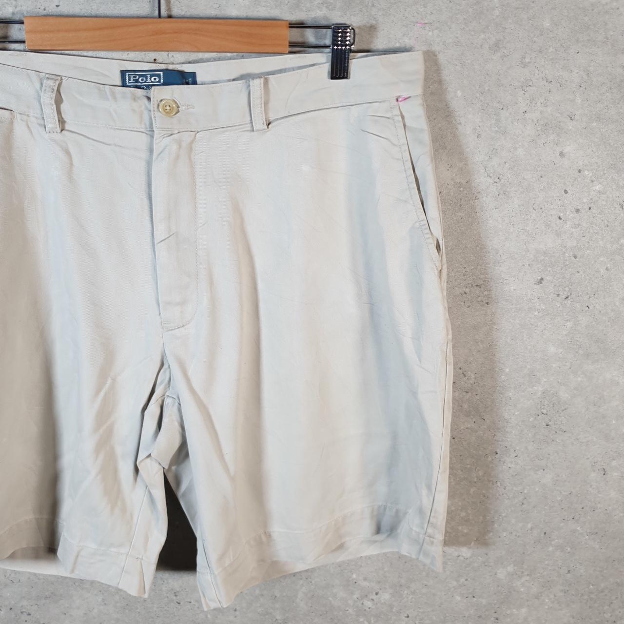 Vintage Ralph Lauren Polo Shorts Jorts Chino Cargo Men’s W38 Brown Baggy Cotton