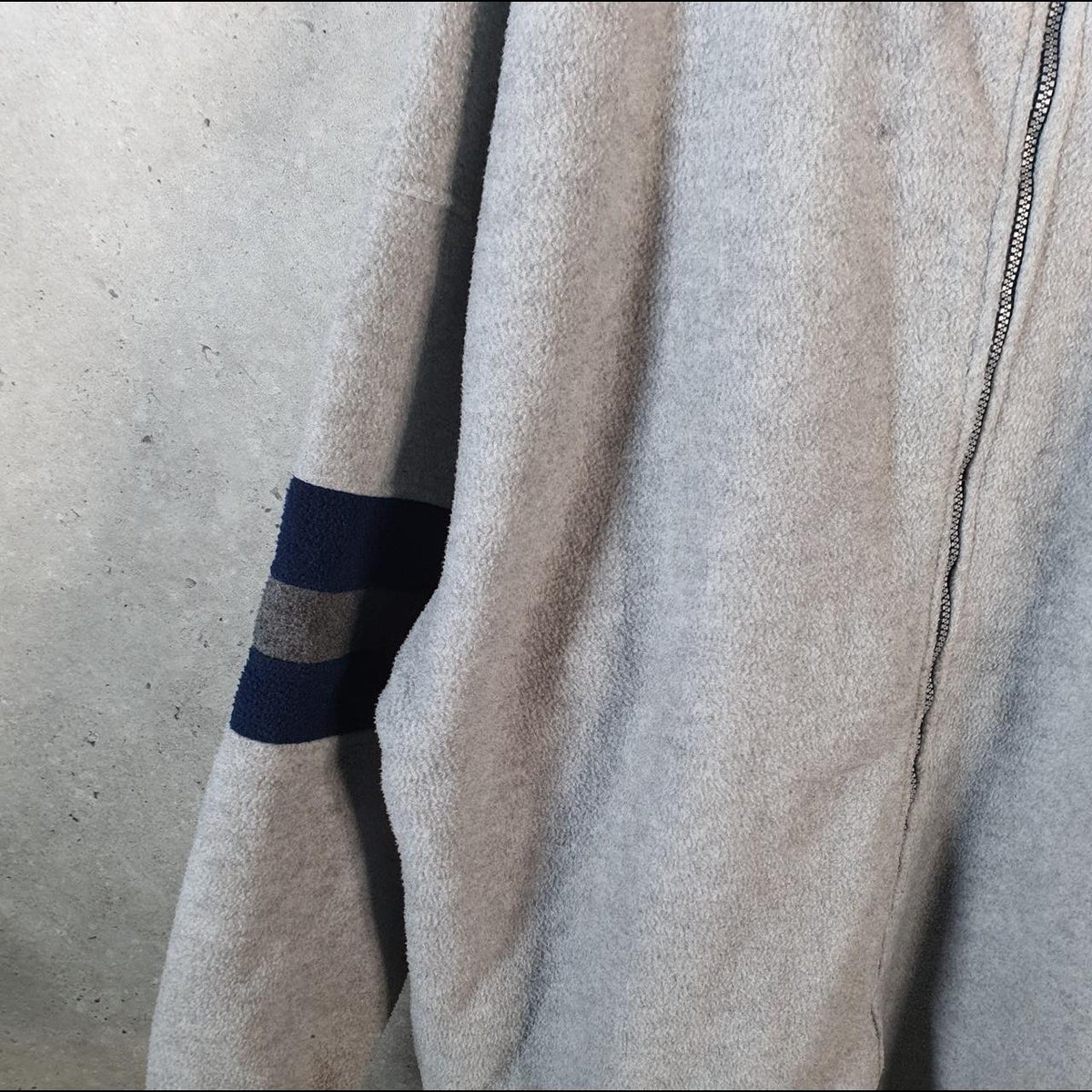 Vintage Champion Full Zip Sweatshirt Men’s 5XL Grey Y2K Pullover Embroidered Logo