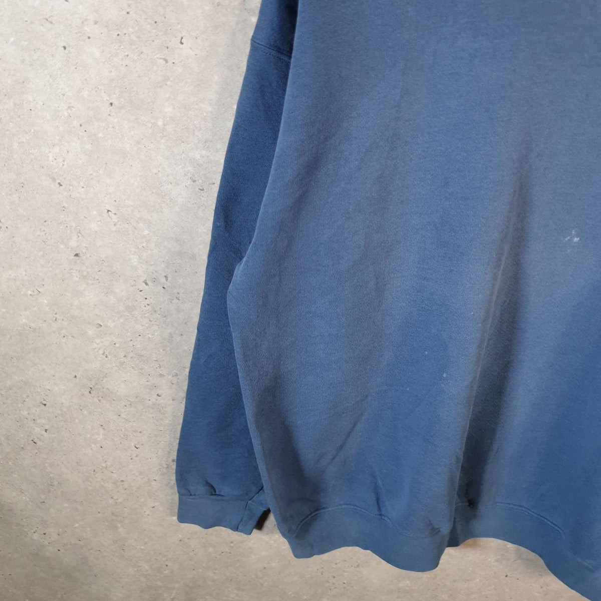 Vintage Lee Heavyweight Sweatshirt Men’s Large Blue USA Pullover Blank Baggy