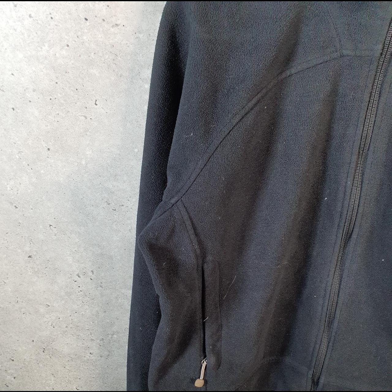 Vintage The North Face TNF Windwall Fleece Sweatshirt  Womens Large Black Full Zip Logo