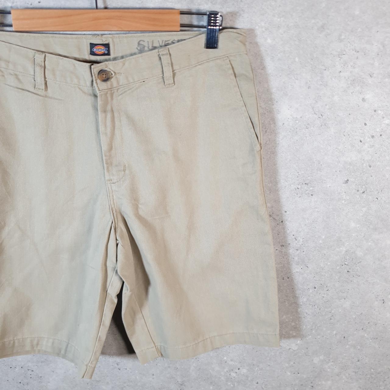Vintage Dickies Baggy Chino Shorts Jorts Cargo Mens W32 Brown Loose Fit