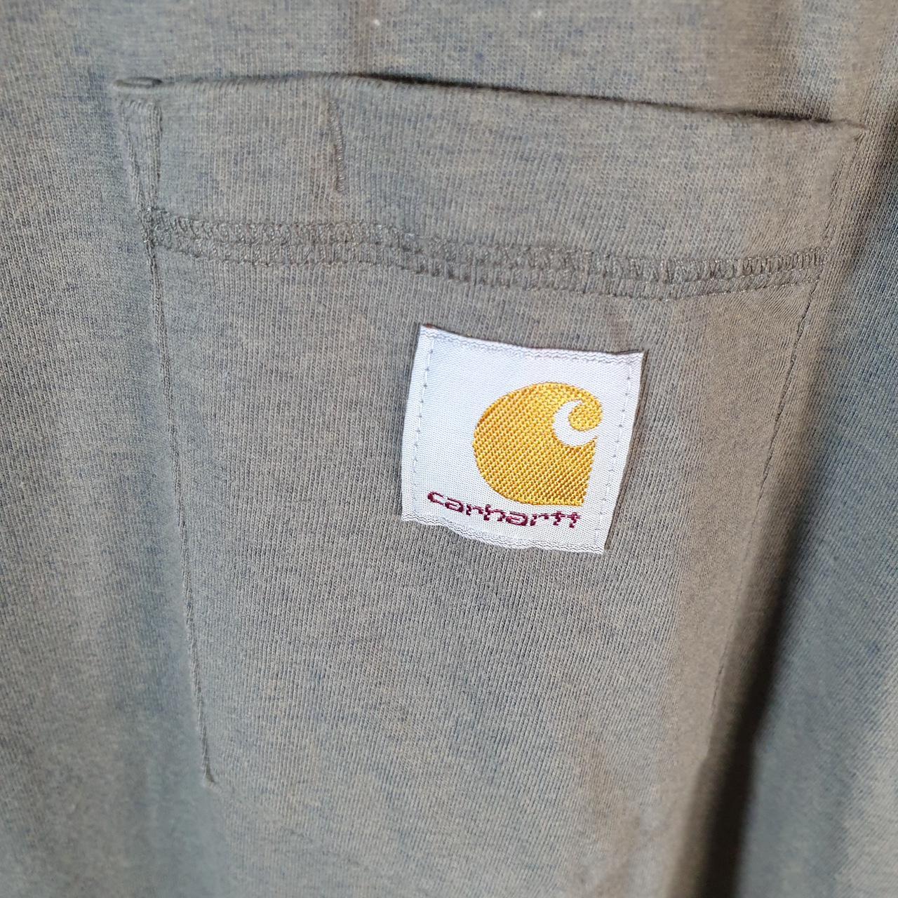 Vintage Carhartt Pocket T Shirt Men’s XL Grey Workwear Chore Utility Relaxed Fit C9174