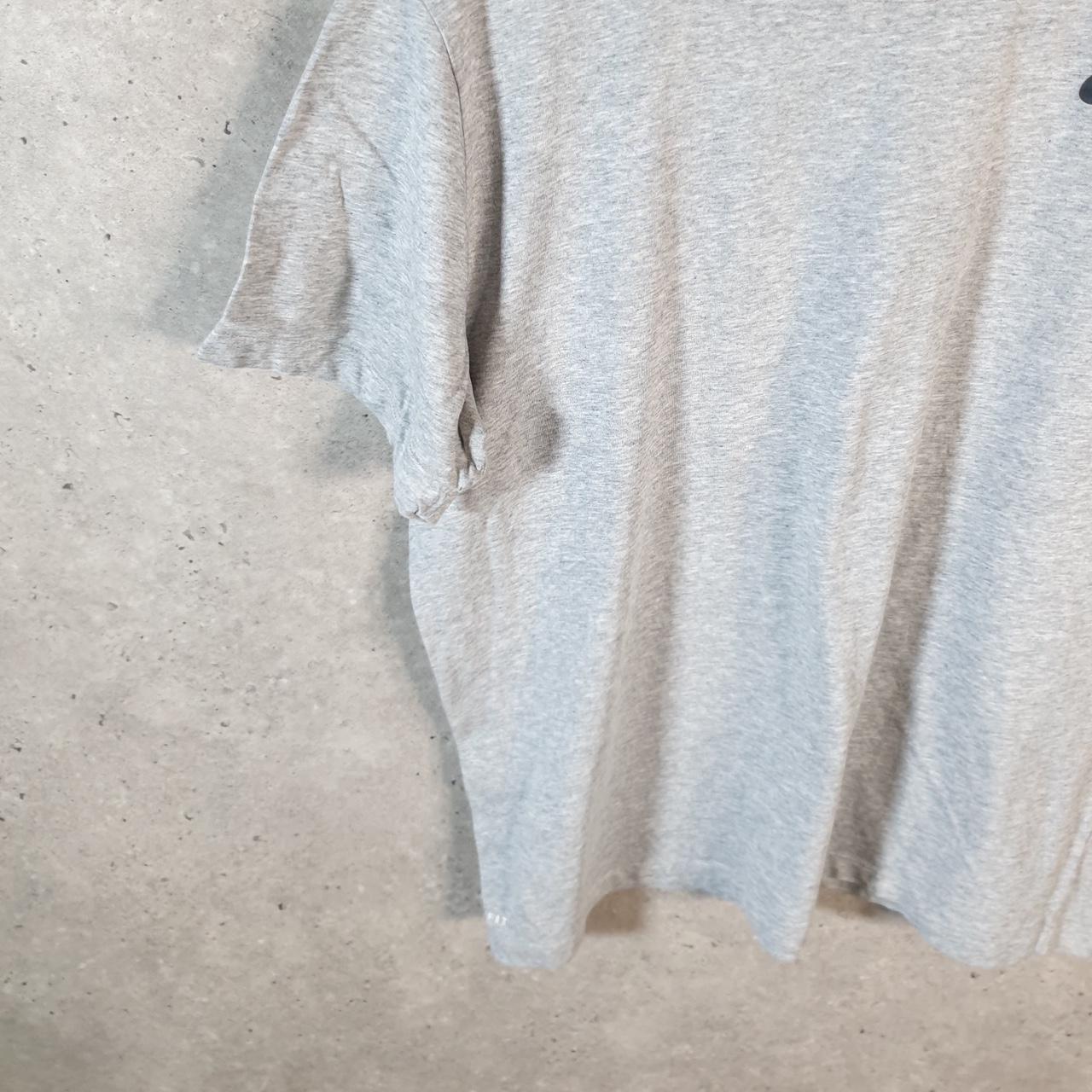 Vintage Nike Dri Fit Club T Shirt Men’s Large Grey Logo Swoosh Athletic