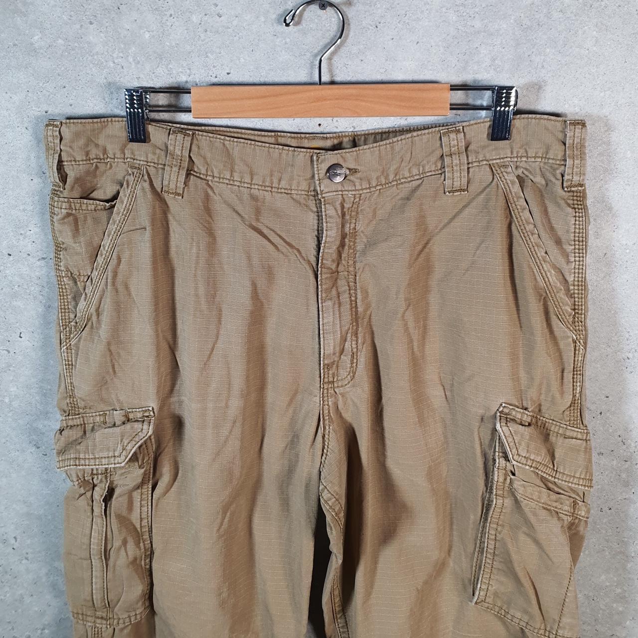 Vintage Carhartt Carpenter Trousers Mens W38 L34 Brown Relaxed Fit Workwear USA