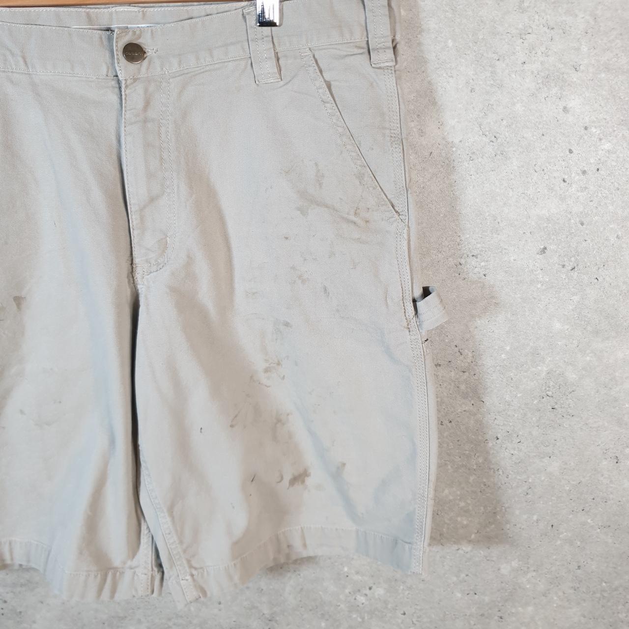 Vintage Carhartt Baggy Carpenter Shorts Jorts Cargo Men’s W36 Brown Relaxed Fit Workwear