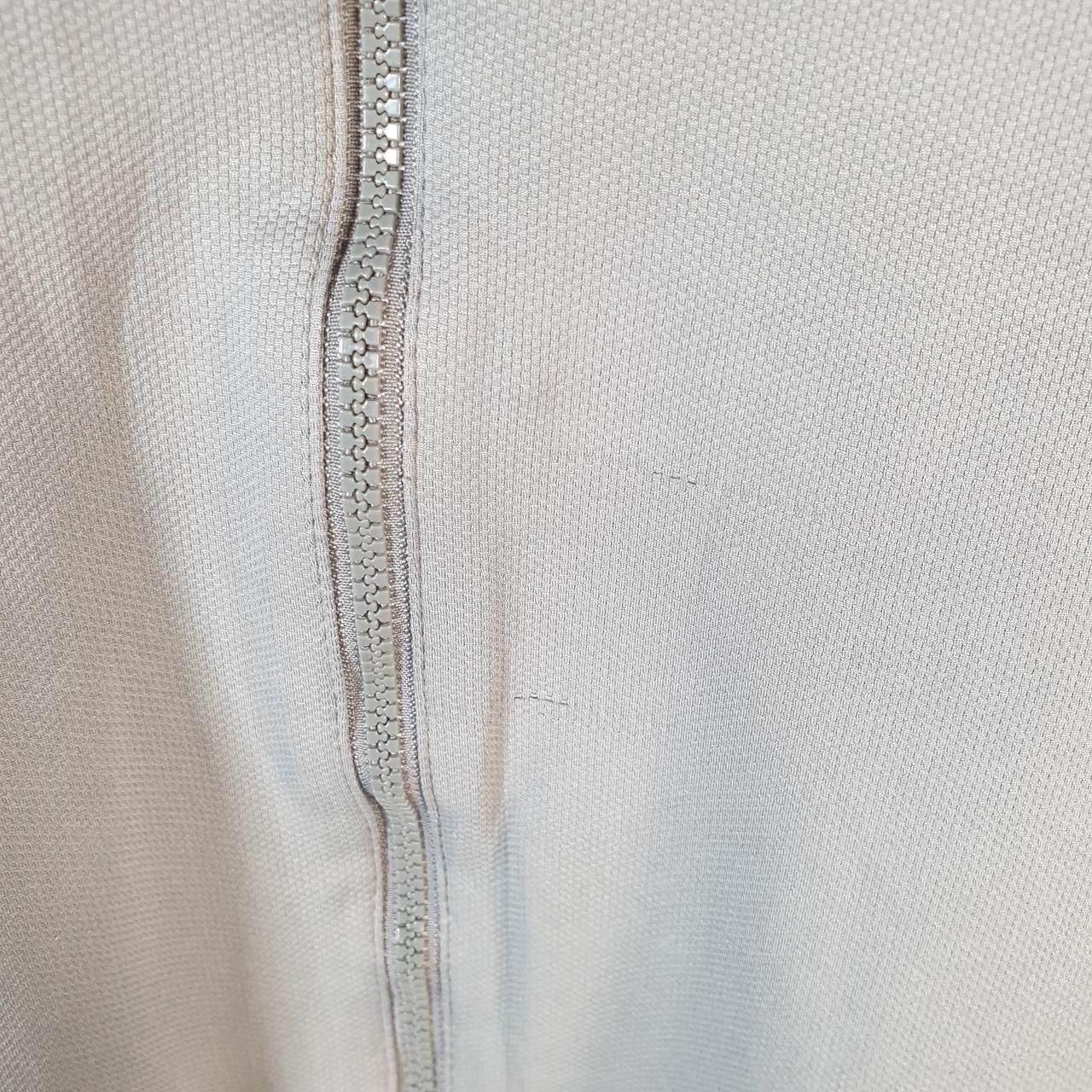 Vintage Nike Team Dri Fit Windbreaker Track Jacket Mens 2XL Grey USA Swoosh Full Zip USA