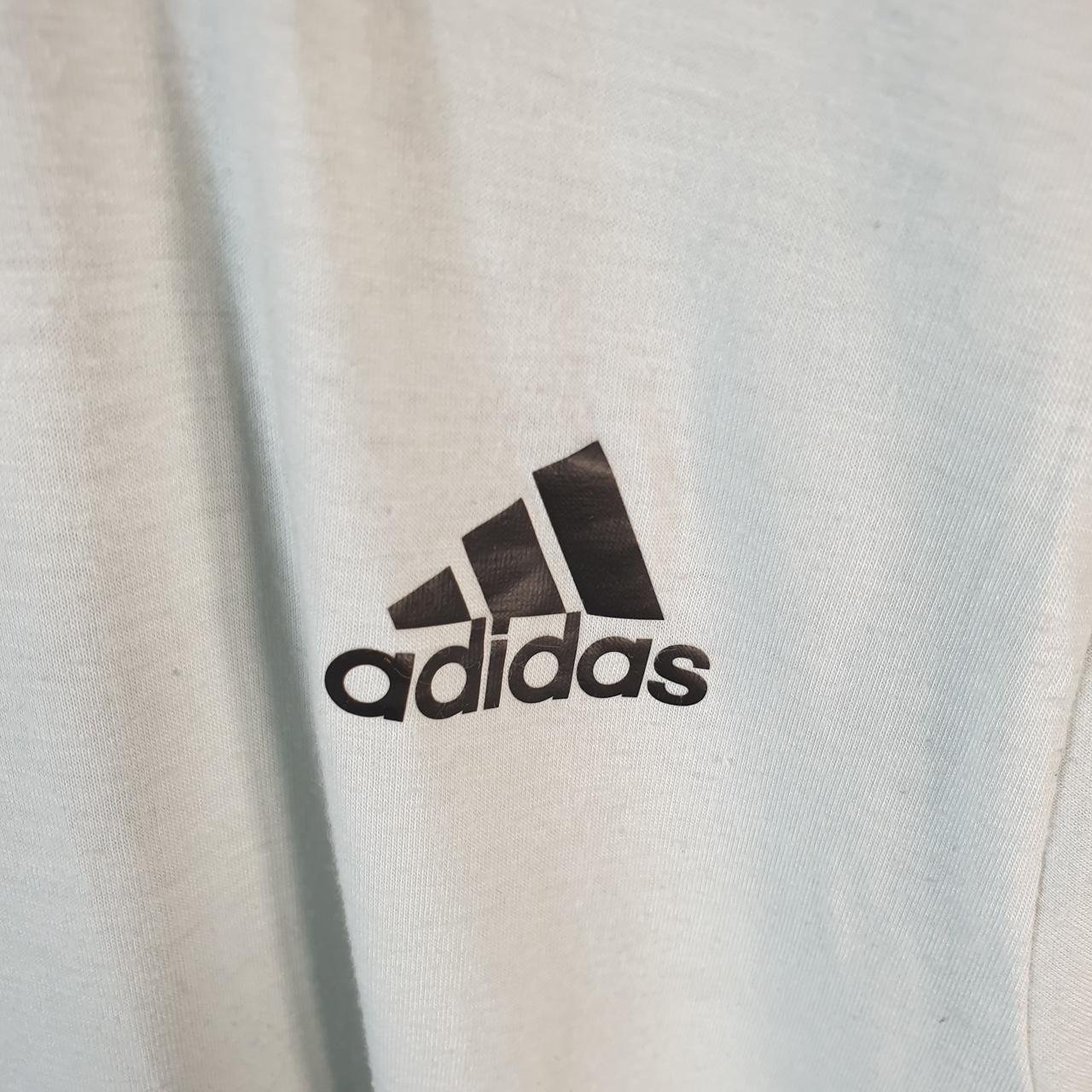 Vintage Adidas Aeroready T Shirt Shirt Men’s Large Grey Three Stripes Logo Athletic C9924