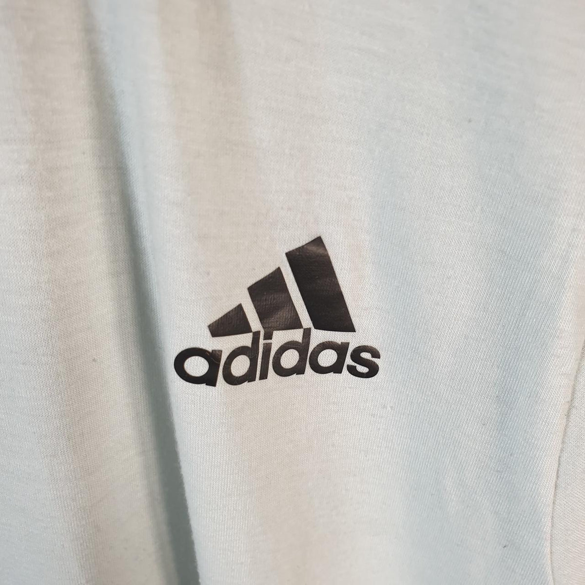 Vintage Adidas Aeroready T Shirt Shirt Men’s Large Grey Three Stripes Logo Athletic C9924
