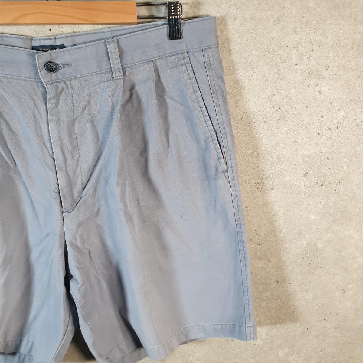 Vintage Dockers Chino Shorts Jorts Cargo Men’s W36 Grey Baggy Cotton A4287