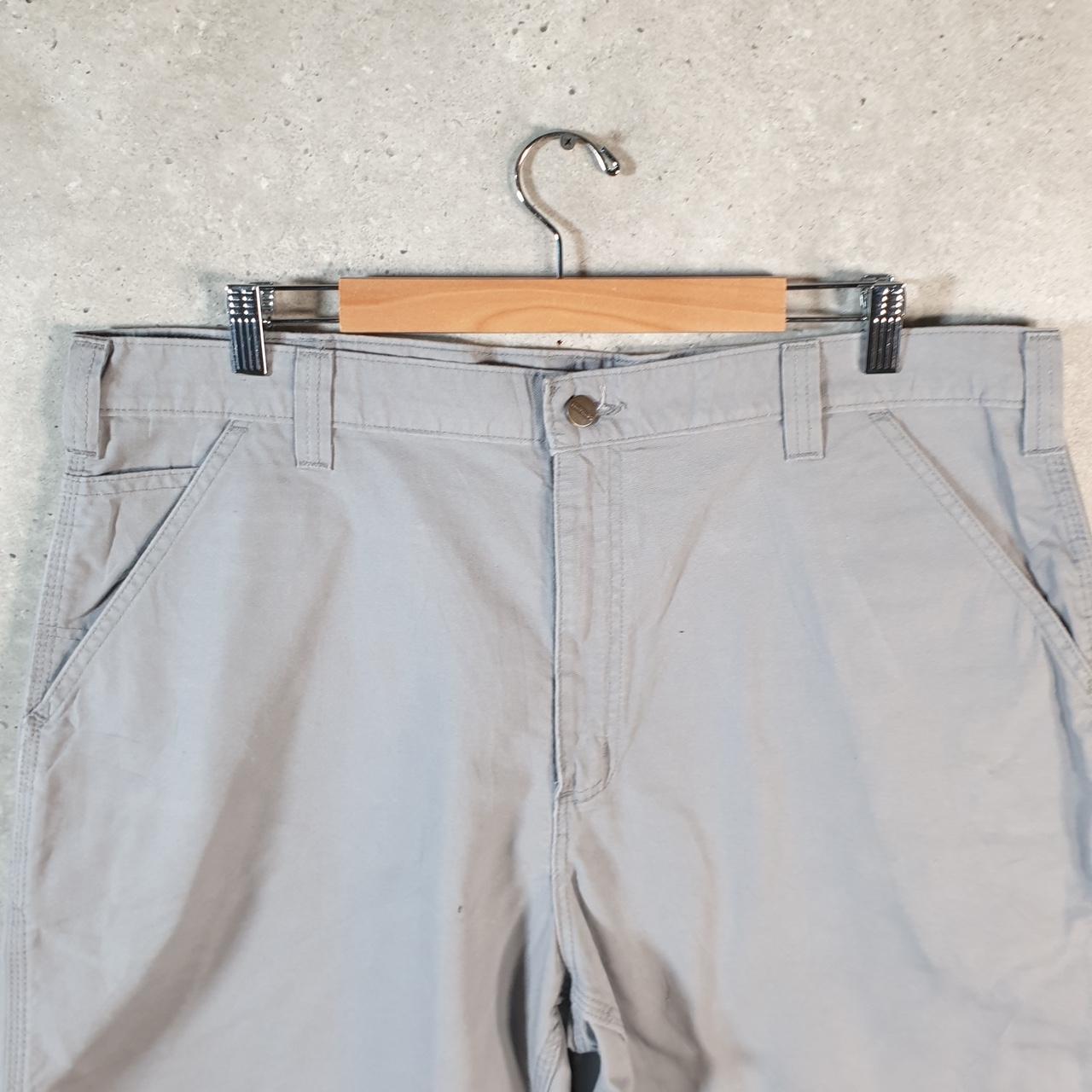 Vintage Carhartt Baggy Carpenter Shorts Jorts Cargo Men’s W40 Grey Original Fit Workwear