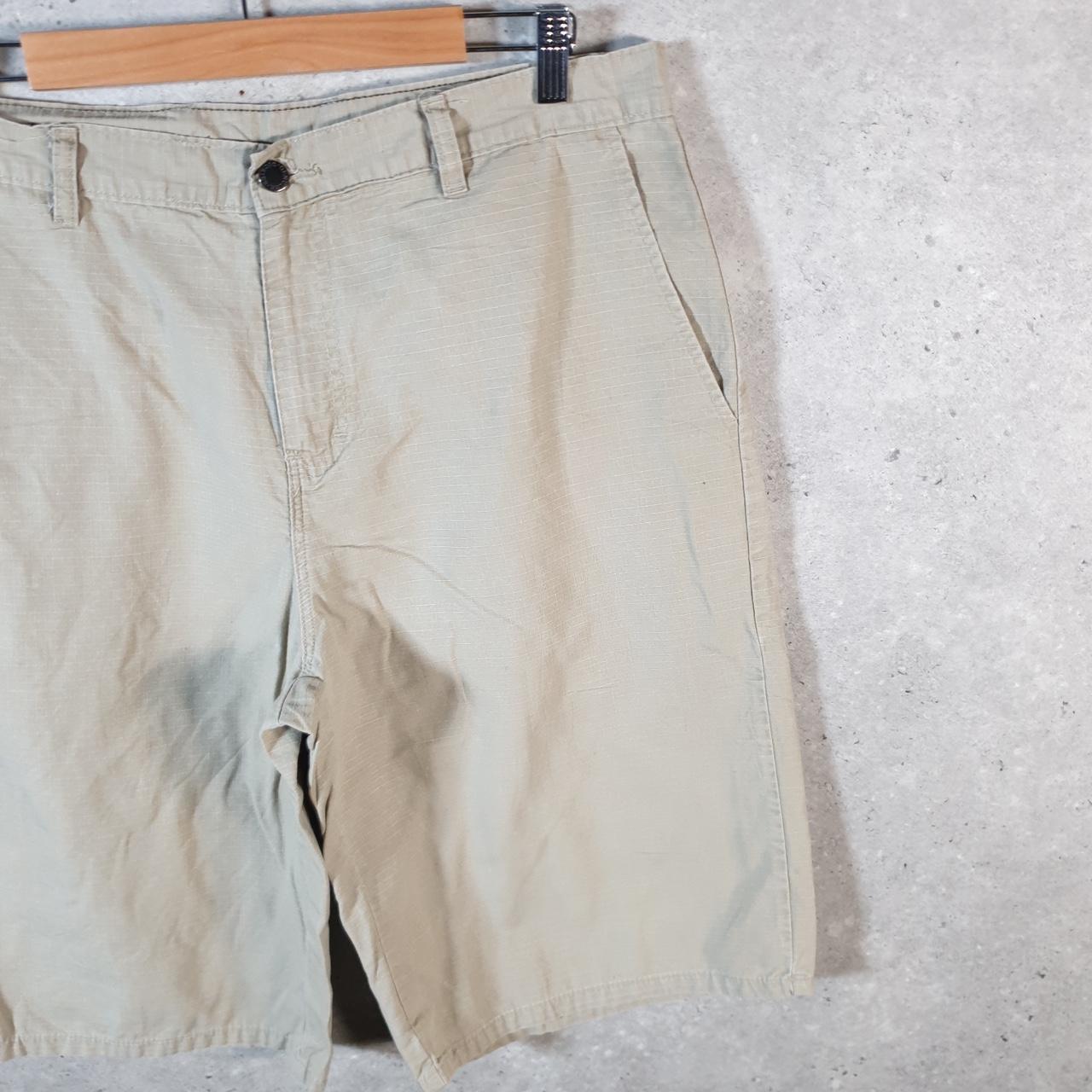 Vintage Dickies Baggy Chino Shorts Jorts Cargo Mens W34 Brown Loose Fit