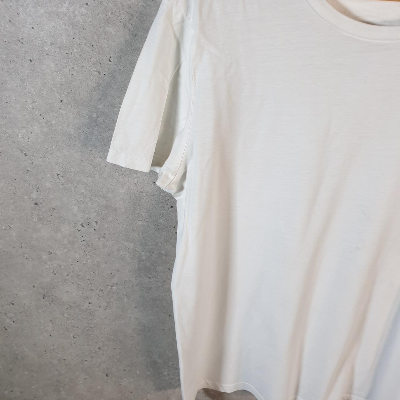 Vintage Calvin Klein Spellout Blank T Shirt Men’s Medium White Casual Sports