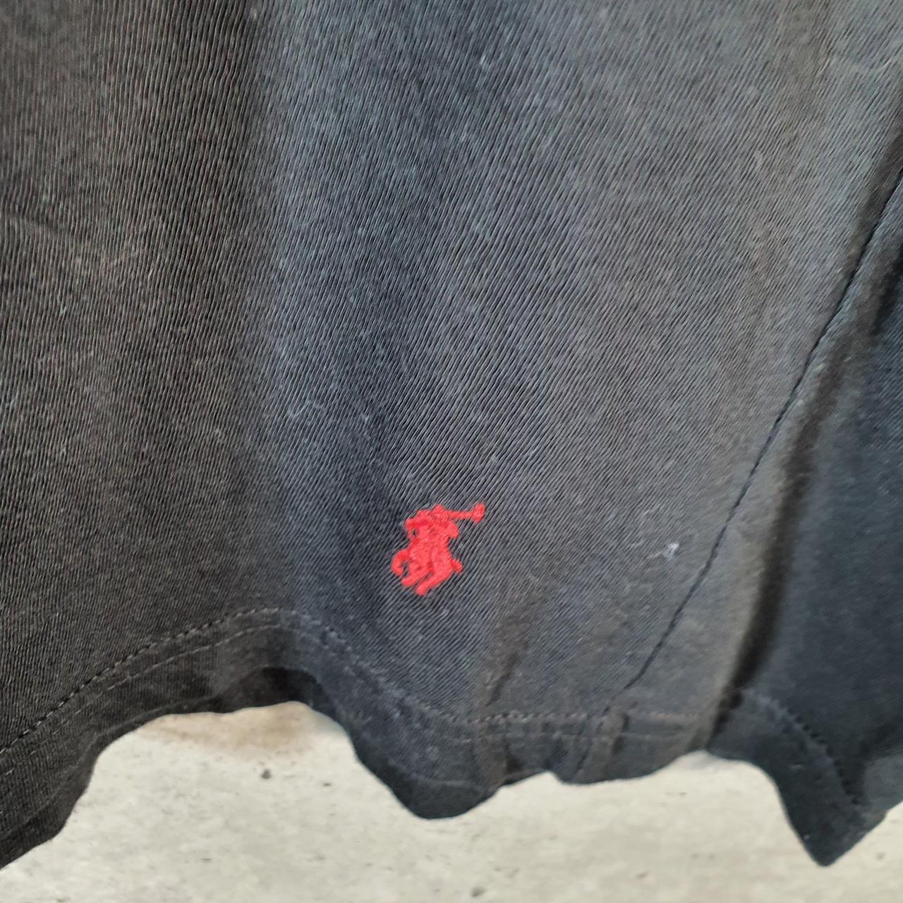 Vintage Ralph Lauren Polo Sport T Shirt Men’s XL Black Slim Fit Embroidered Pony C8703