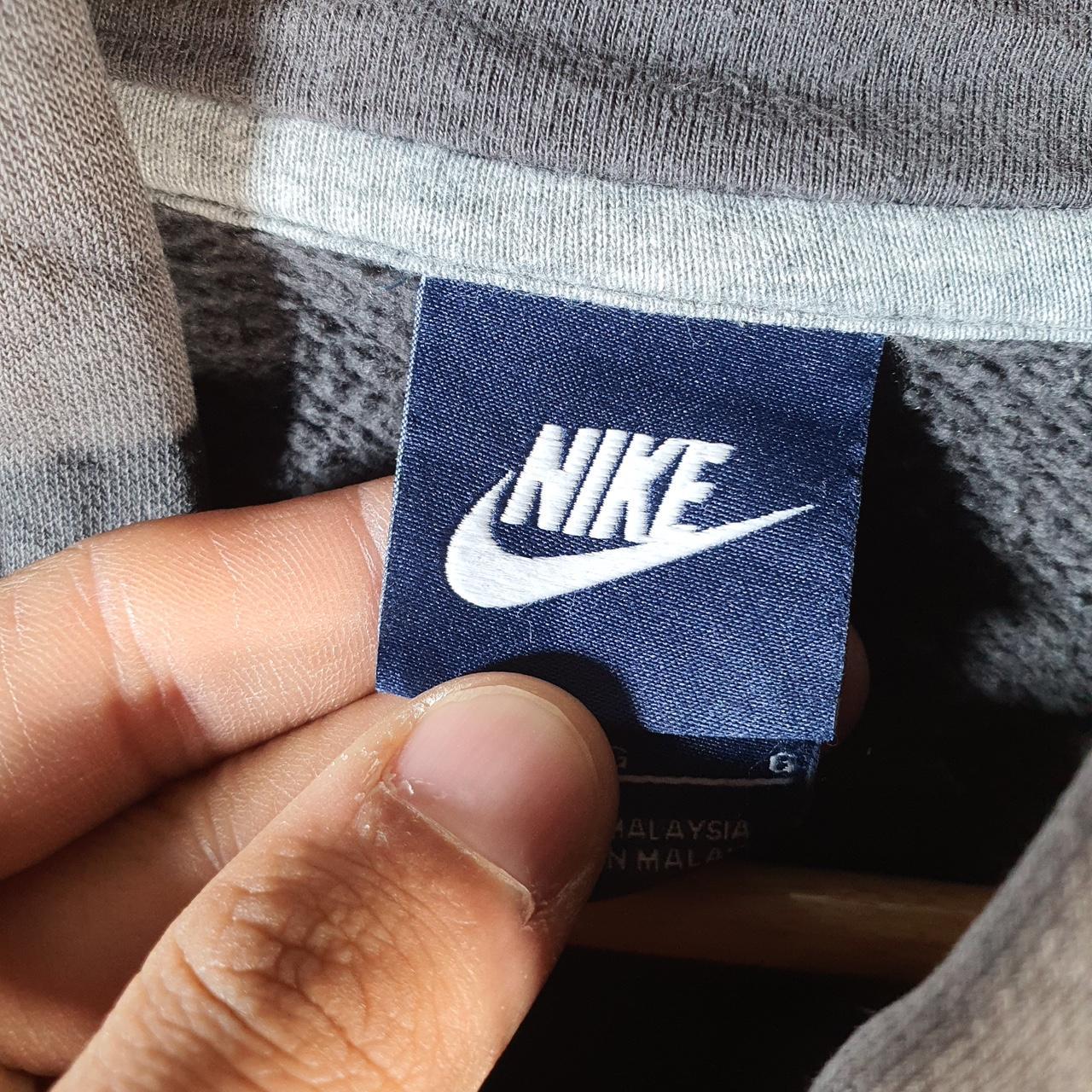 Vintage Nike Club Spellout Hoodie Men’s Large Black Swoosh Y2K Pullover