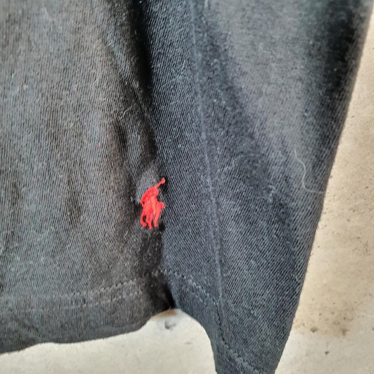 Vintage Ralph Lauren Polo T Shirt Men’s Medium Black Embroidered Pony Classic Fit C9099