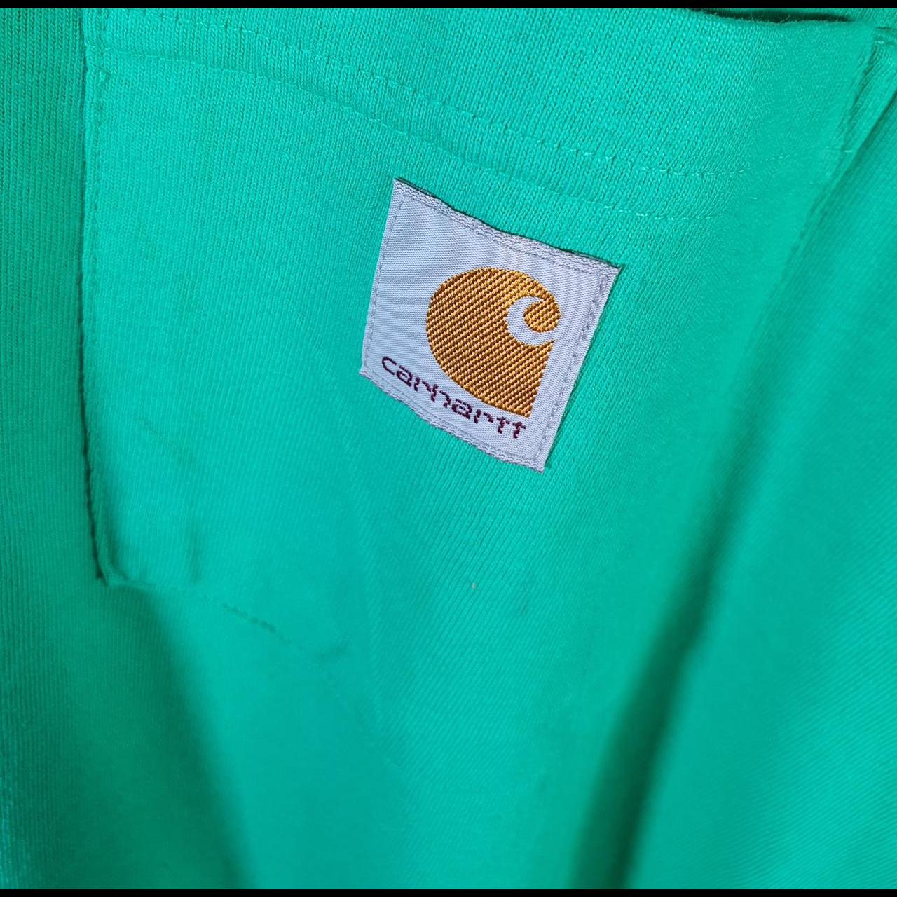 Vintage Carhartt Pocket T Shirt Men’s 2XL Blue Workwear Chore Utility Loose Fit C9230