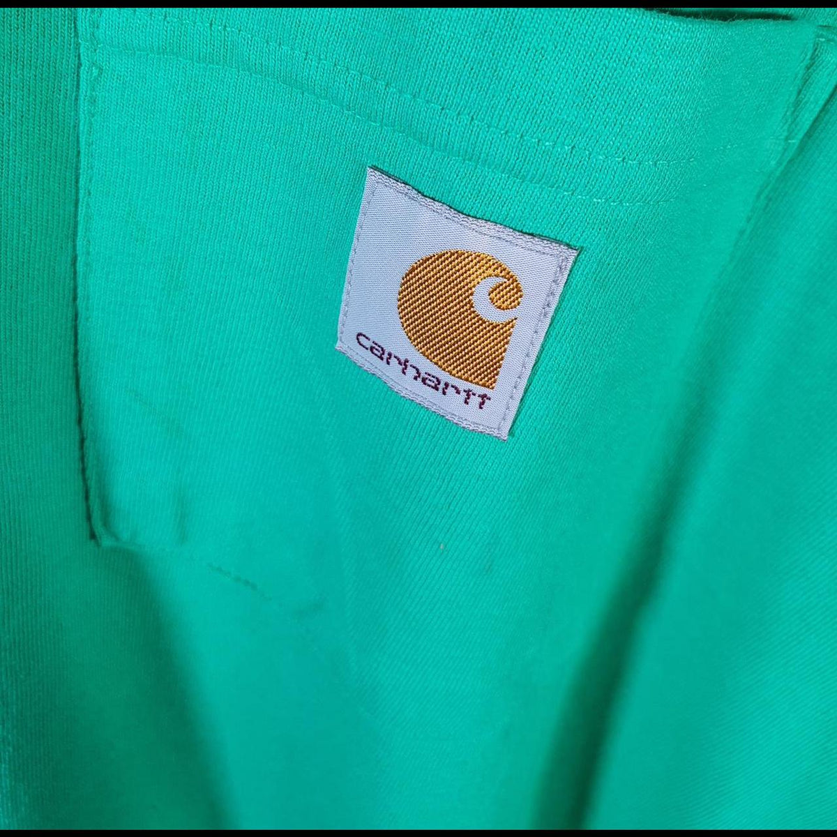 Vintage Carhartt Pocket T Shirt Men’s 2XL Blue Workwear Chore Utility Loose Fit C9230