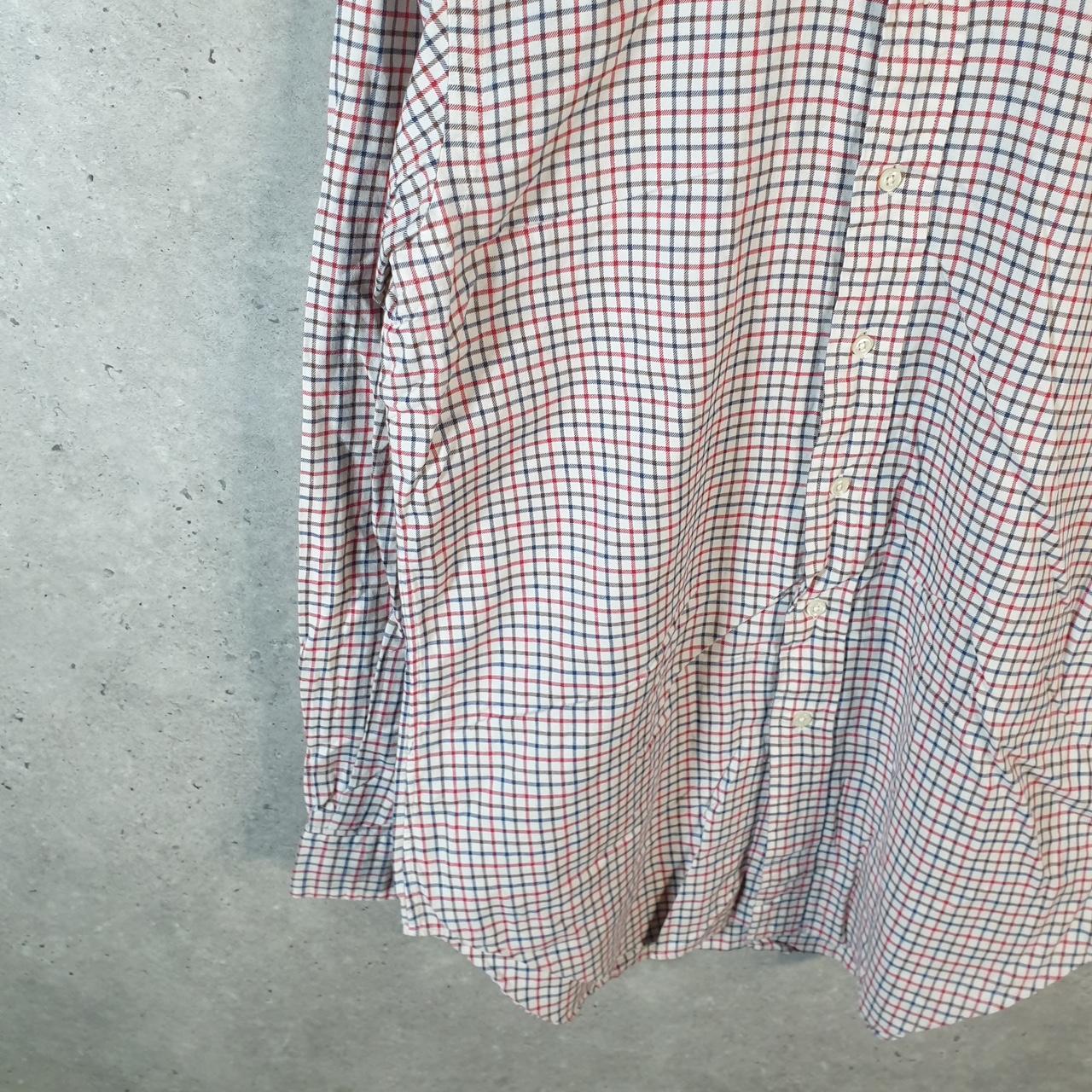 Vintage Ralph Lauren Button Down Shirt Men’s Small Classic Fit Checkered Pony Cotton