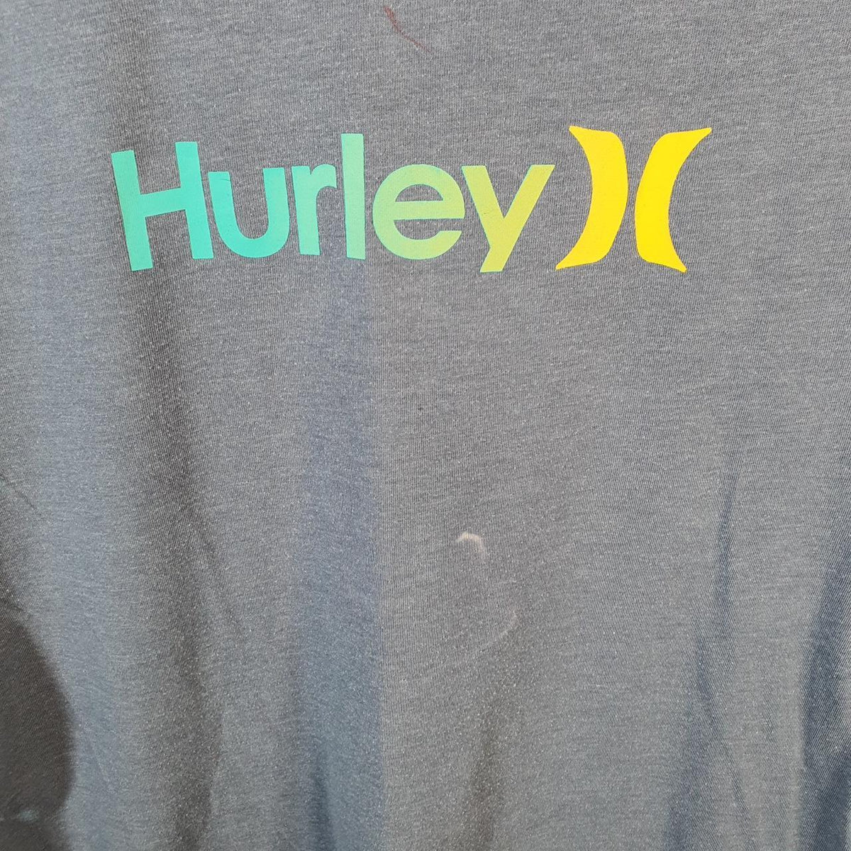 Vintage Hurley T Shirt Men’s Medium Blue Casual Sports Logo Athletic C9839