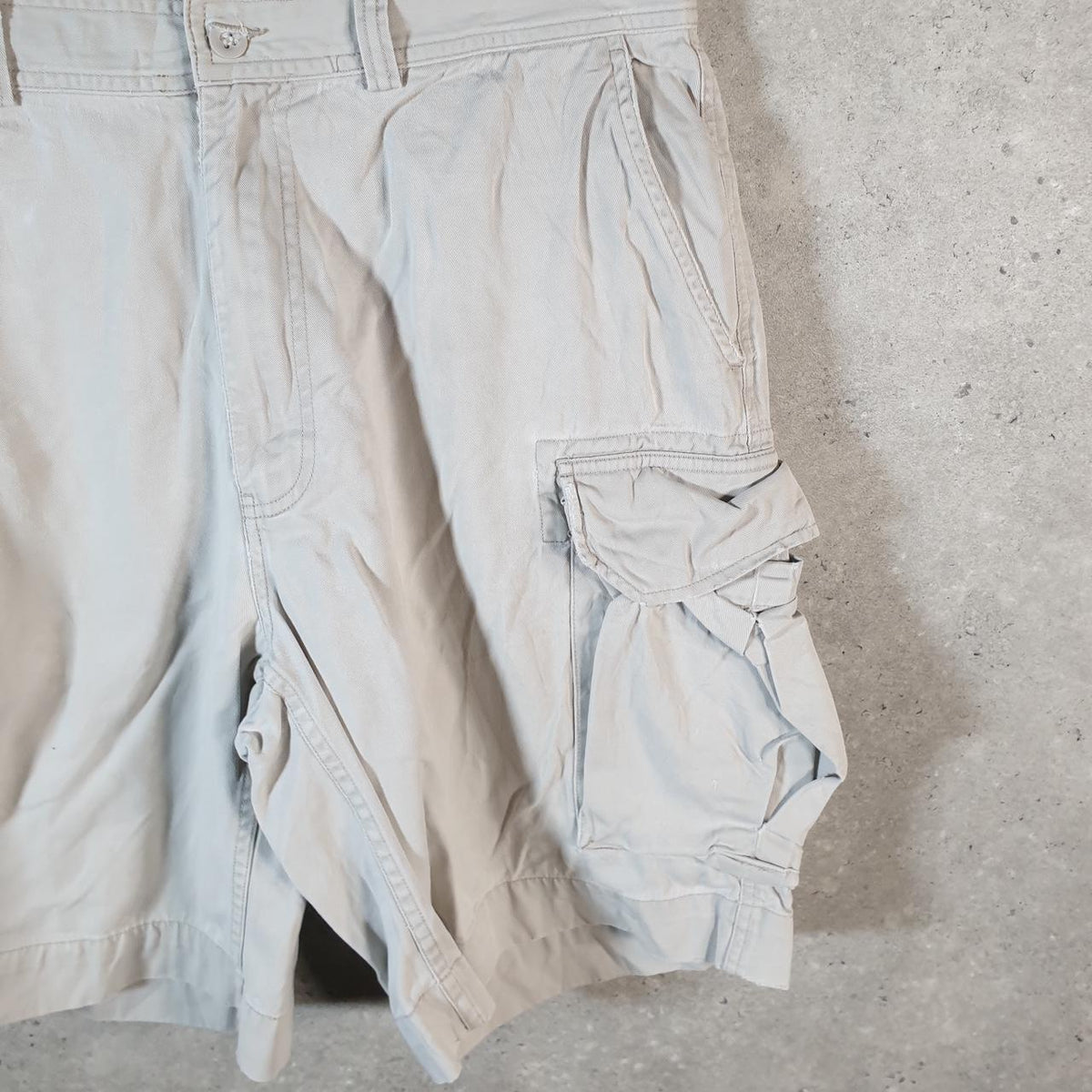 Vintage Ralph Lauren Polo Shorts Jorts Cargo Men’s W35 Brown Baggy Cotton A4385